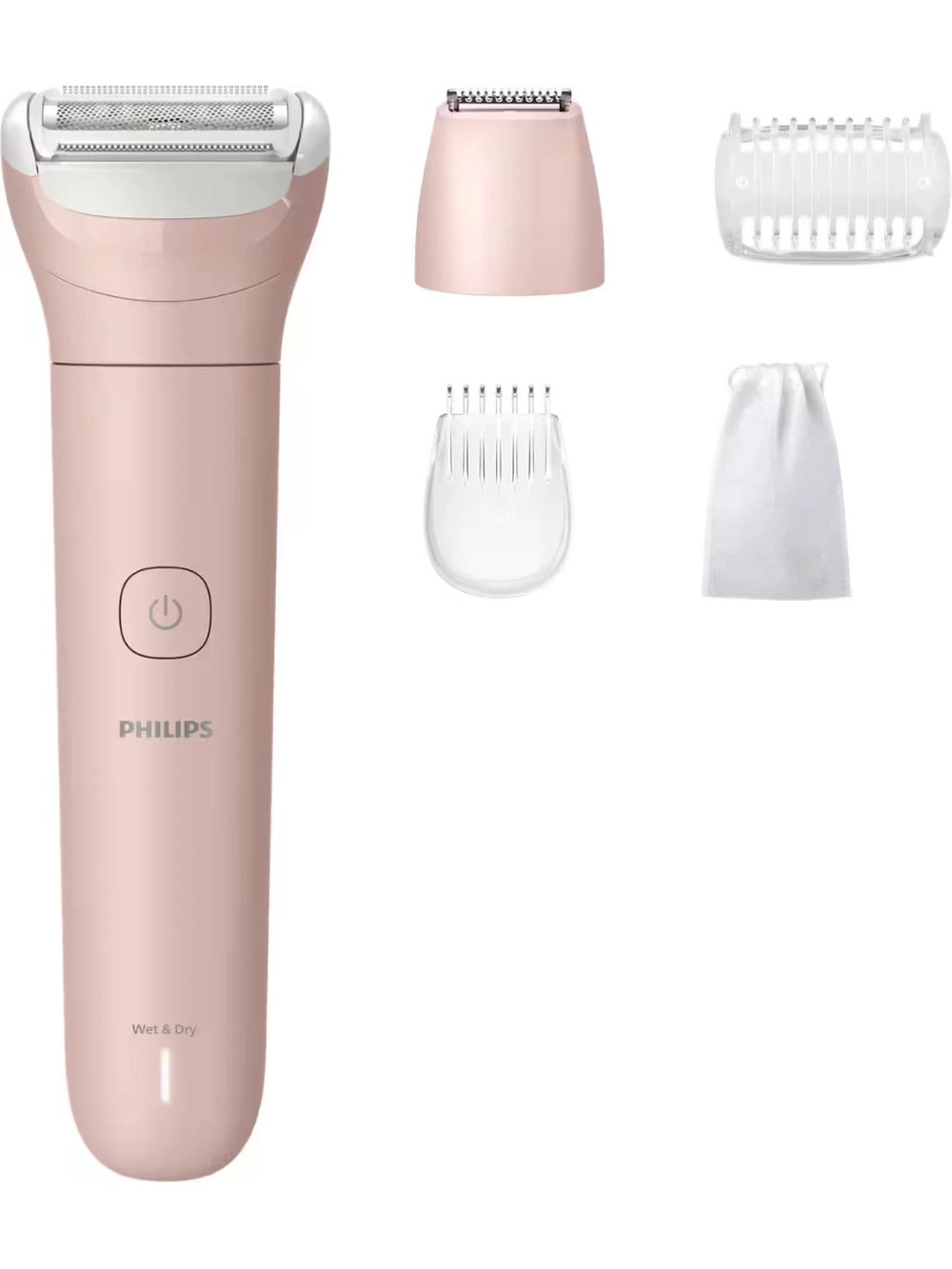 Philips lady shaver 6000 series wet and dry cordless pink new